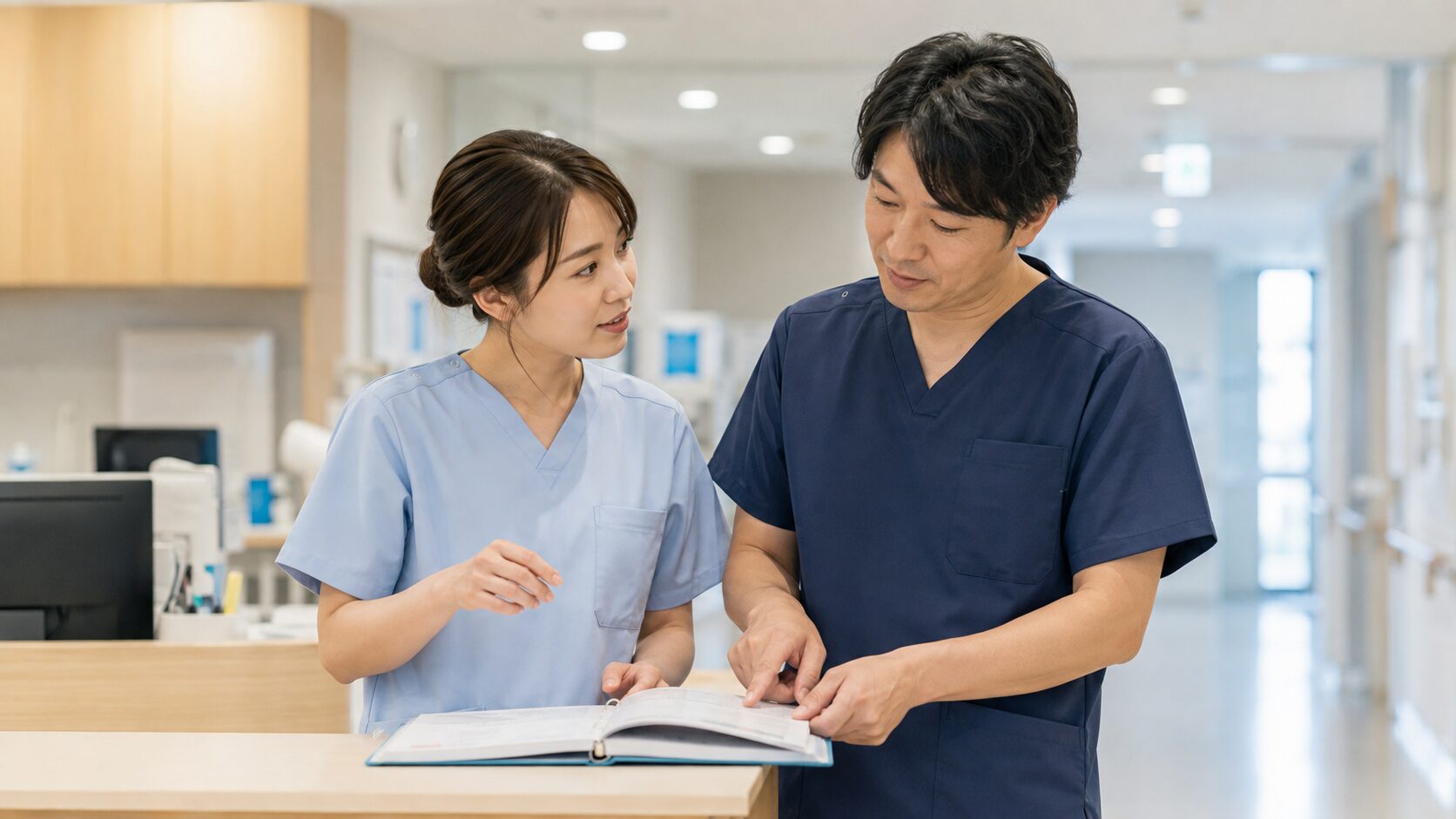 職場の教育や相談体制を考えるイメージ